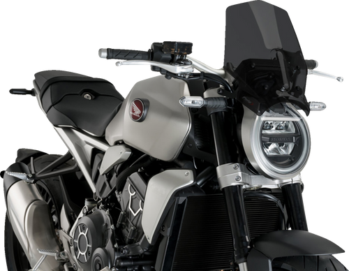 Puig Hi-Tech Parts New Generation Sport Windshield - 13-1/2" - Dark Smoke - Cb1000R 20862F