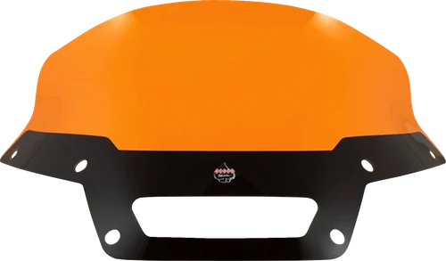 Klock Werks Kolor Flare Windshield - 6" - Orange - '22-'25 Fxlrst KWW-02-0623