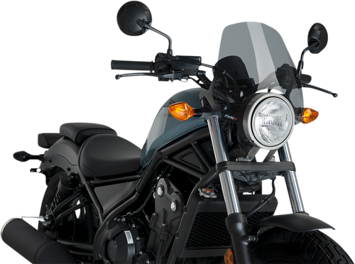 Puig Hi-Tech Parts New Generation Windscreen - Smoke - Rebel 3829H