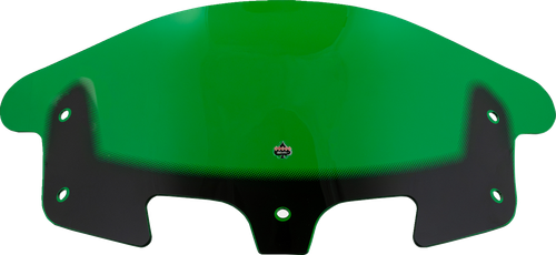 Klock Werks Kolor Flare Windshield - 10" - Green - '14-'26 Indian KWW-04-0639