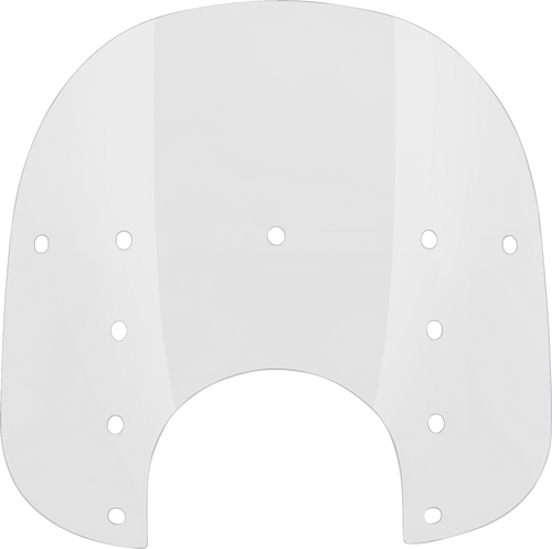 Memphis Shades Fats Windshield - 15" - 9" Headlight Cutout - Clear MEP3520