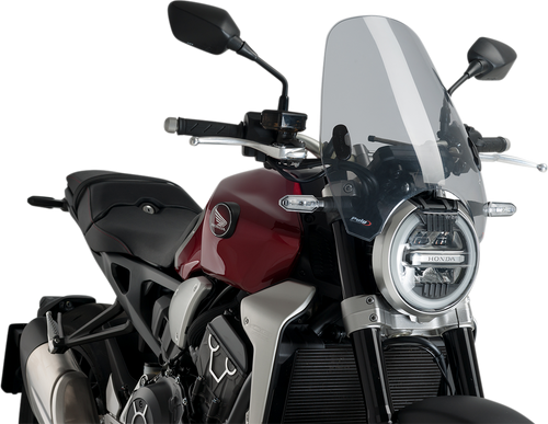 Puig Hi-Tech Parts Custom Ii Windshield - Smoke - X11 0336H
