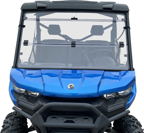 Moose Offroad Full Folding Windshield - Deluxe - Defender V000344-12200M