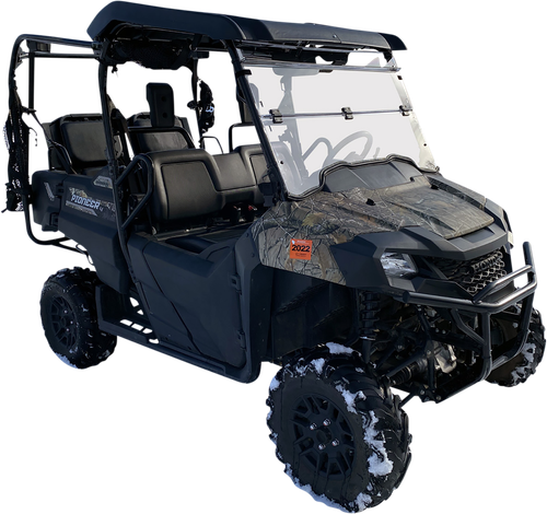 Moose Offroad Full Folding Windshield - Deluxe - Pioneer 700 V000347-12200M