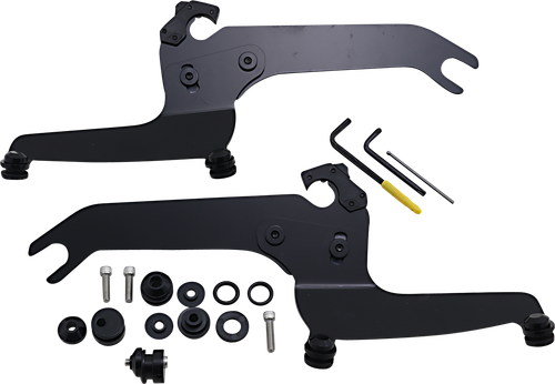 Memphis Shades Sportshield Trigger Lock Complete Mount Kit - Black MEB2052