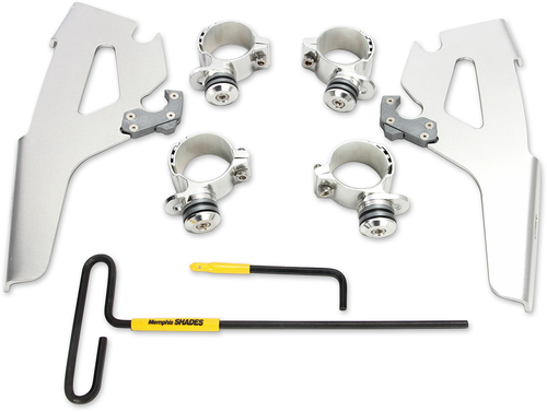 Memphis Shades Fats/Slim Trigger Lock Mounting Kit - Vegas - Polished MEK2021