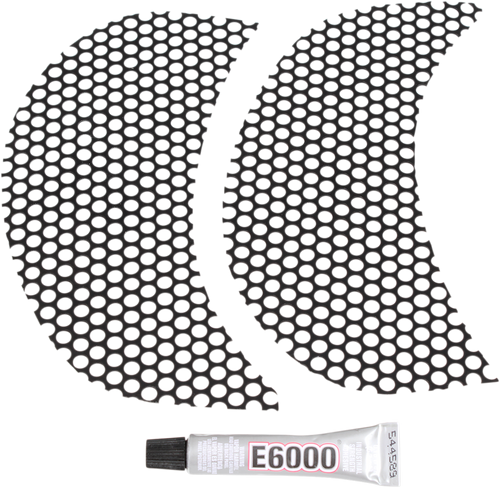 Klock Werks Fairing Vent Screen - Round KWS-01-0368-B