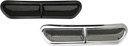 Custom Dynamics Fairing Vent Cover - Chrome HD-VENT-INSER-C