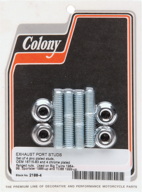 Colony Exhaust Stud And Nut 2188-4