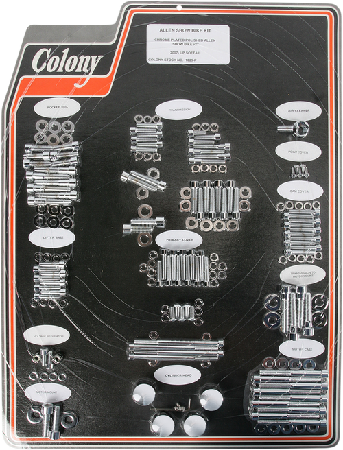 Colony Bolt Kit - Complete/Motor - Allen/Show - Softail 1025-P