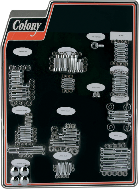 Colony Bolt Kit - Complete/Motor - Allen/Show - Softail 1025-P