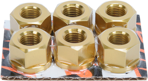 Driven Racing Sprocket Nuts - Sport Bike - Gold - M10 X 1.25 DSNGD