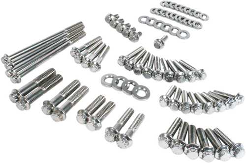 Feuling Parts Fastener Kit - External Primary/Transmission - 12-Point/Dress-Up - Softail 3059