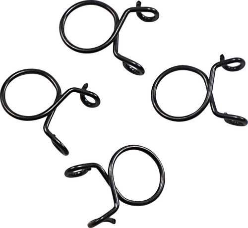 All Balls Refill Clamp Kit - Fuel Line/Wire - Parallel Ear - Black - 12 Mm - 4 Pack FS00057