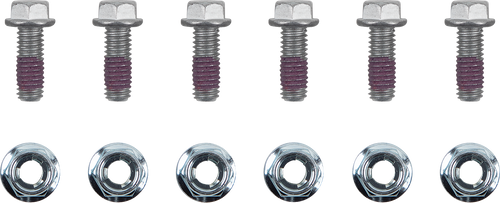 Moto-Master Bolts - Brake Rotor - Torx W/Nuts - M6 X 16 - 6-Pack 012015-PU