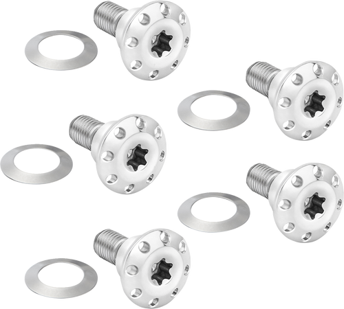 Arlen Ness Bolt Kit - Holeshot/Front/Floating/Brake Rotor - Spoke Mount - Polished - 5 Pack 300-920