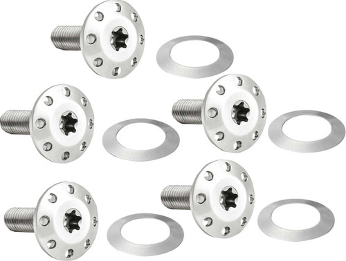 Arlen Ness Bolt Kit - Holeshot/Front/Floating/Brake Rotor - Spoke Mount - Polished - 5 Pack 300-920