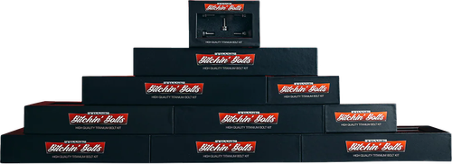 Trask Bitchin' Bolts Hardware Kit - Titanium - M8 - Complete Driveline TM-1050