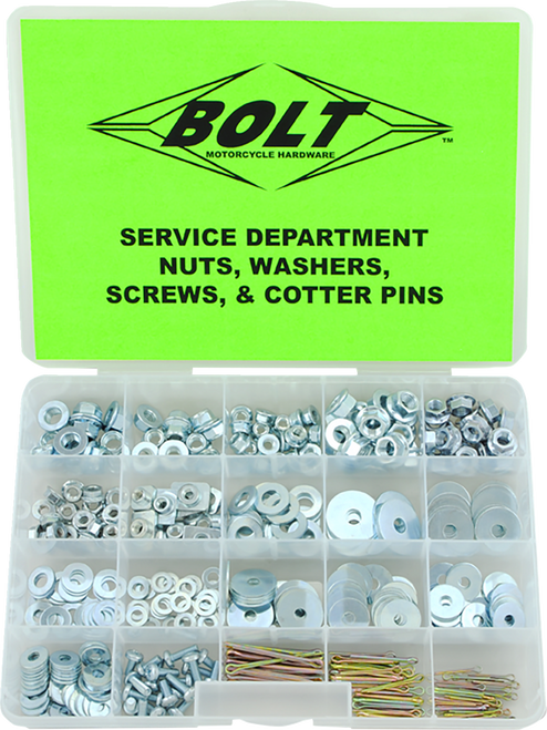 Bolt Assortment - Miscellaneous Parts - 410-Piece SVCNWSC
