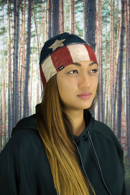 Zan Headgear Sportflex Beanie - Patriot WHLL408
