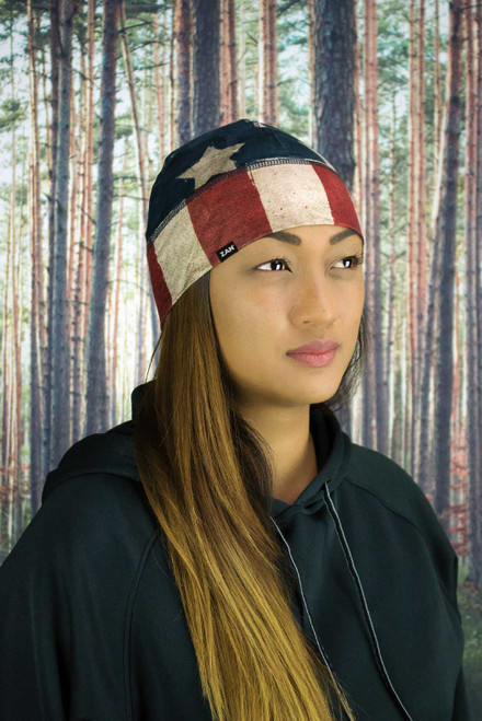Zan Headgear Sportflex Beanie - Patriot WHLL408