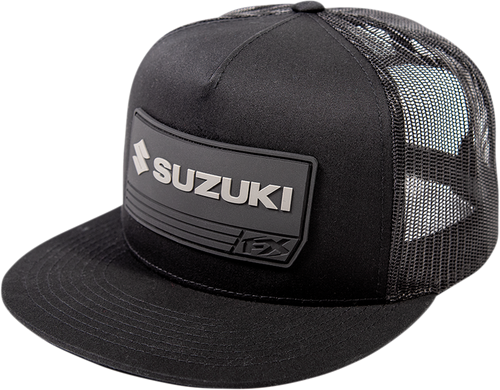 Factory Effex Suzuki 21 Racewear Hat - Black - One Size 24-86410
