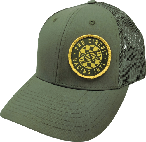Pro Circuit Pro Circuit Global Checked Hat - Olive - One Size 6720105