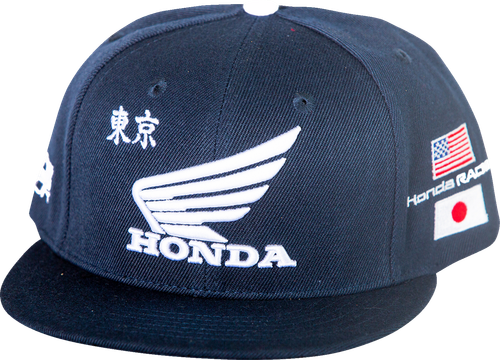 D'Cor Visuals Honda Factory Hat - Navy - One Size 70-137-1