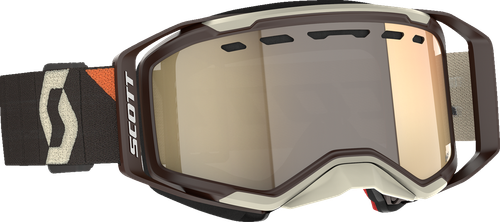 Scott Prospect 2.0 Smb Goggle - Beige/Brown - Dual Pane - Light Sensitive - Bronze Chrome Lens 421502-1074245