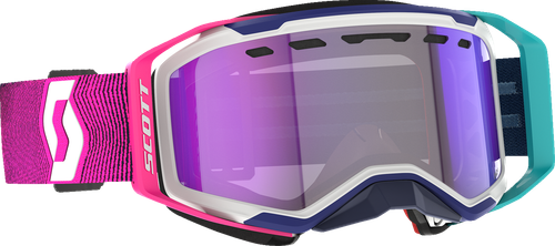 Scott Prospect 2.0 Smb Goggle - Stealth Blue/Radiant Pink - Dual - Light Sensitive - Blue Chrome Lens 421502-7906307