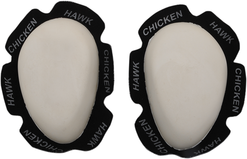 Chicken Hawk Racing Knee Sliders - White KS-WHT