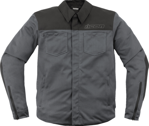 Icon Upstate Mesh Ce Jacket - Gray - Small 2820-6223