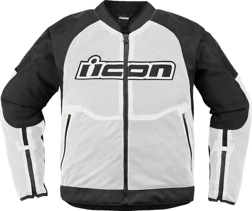 Icon Overlord3 Mesh Jacket - White - Medium 2820-6737