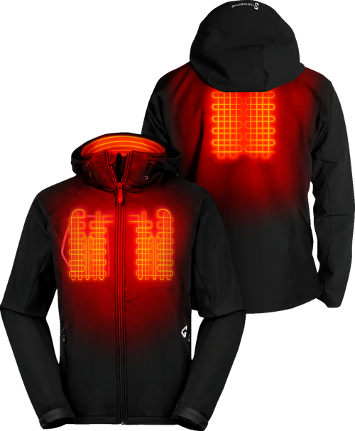 Gerbing Heated Clothing 7V Torrid Softshell Heated Jacket 2.0 - Black - Large GER-TJKT-7V-M-B-L