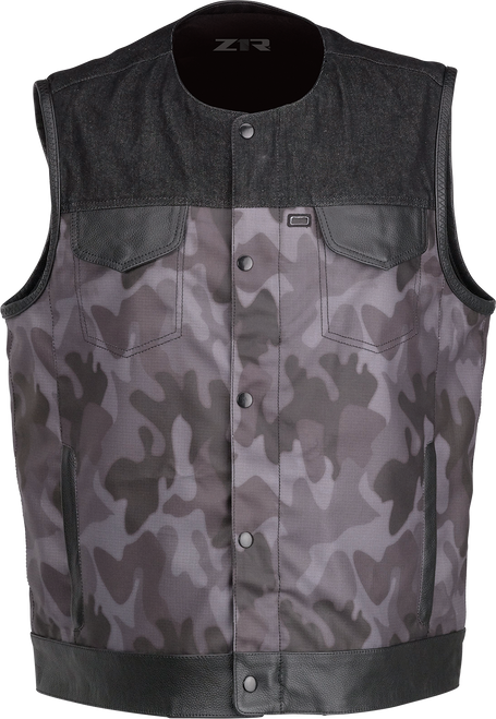 Z1R Nightfire Camo Vest - Black/Gray - 4Xl 2830-0630