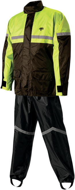 Nelson Rigg Sr-6000 Stormrider Rainsuit - Hi-Viz Yellow/Black - Large SR6000HVY03-LG