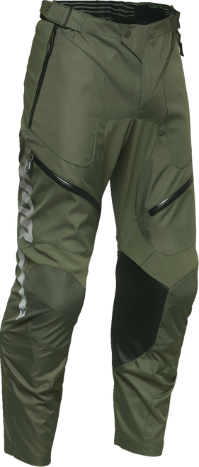 Thor Terrain In-The-Boot Pants - Army/Charcoal - Us 48 2901-12192