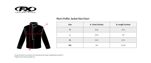 Factory Effex Kawasaki Puffer Jacket - Black - Large 28-85114