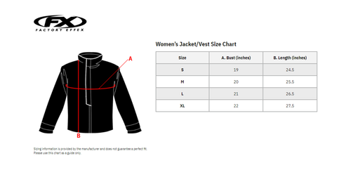 Factory Effex Women'S Goldwing Jacket - Black - Large 25-85834