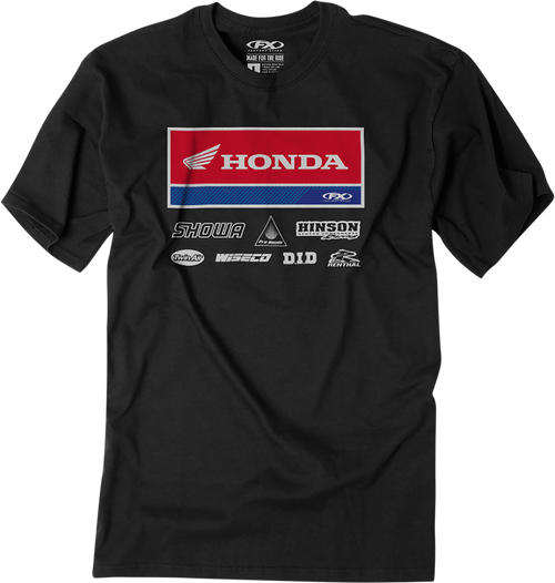Factory Effex Honda 21 Racewear T-Shirt - Black - Xl 24-87326