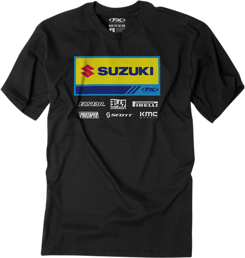Factory Effex Suzuki 21 Racewear T-Shirt - Black - Xl 24-87426