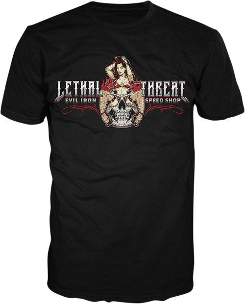 Lethal Threat Evil Iron T-Shirt - Black - Large LT20893L