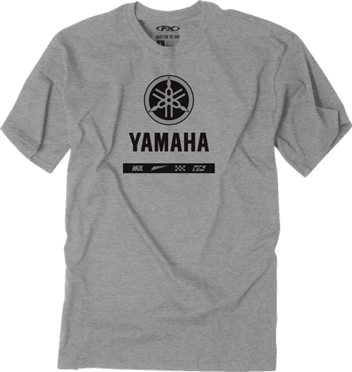 Factory Effex Yamaha Alpha T-Shirt - Heather Gray - Medium 27-87232