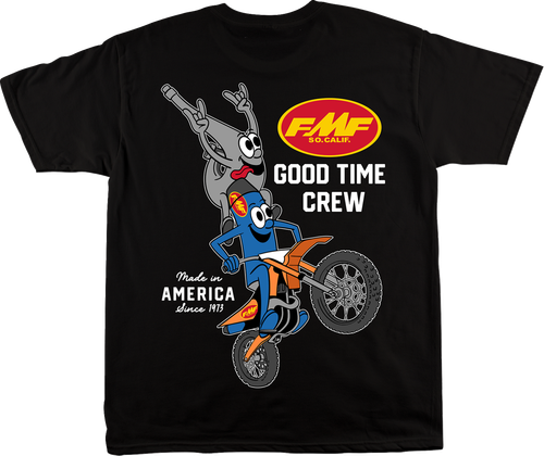 Fmf Good Time Crew T-Shirt - Black - Small SU25118902BLKSM