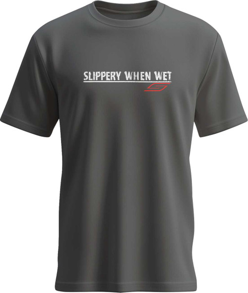 Slippery Slippery When Wet T-Shirt - Heather Desert Tan - Small 3030-25341