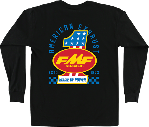 Fmf America First Long-Sleeve T-Shirt - Black - Small HO25119901BLKSM