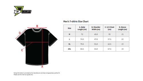 D'Cor Visuals Honda Factory2 T-Shirt - Black - Medium 80-131-2