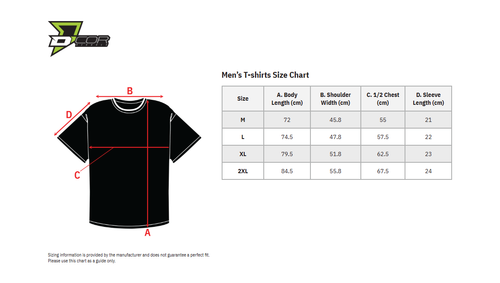 D'Cor Visuals Honda Factory2 T-Shirt - Black - 2Xl 80-131-5