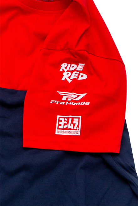 D'Cor Visuals Honda Team2 T-Shirt - Navy - Medium 80-134-2