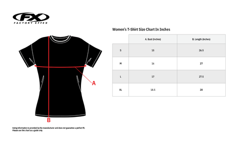 Factory Effex Women'S Yamaha Signature T-Shirt - Light Heather Blue - Medium 27-87242